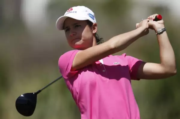 La golfista jugó su último torneo en el campo del Club Tres Marías.