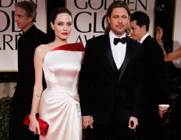 Angelina y Brad acudieron muy elegantes a la gala de esta noche de los Globos de Oro.