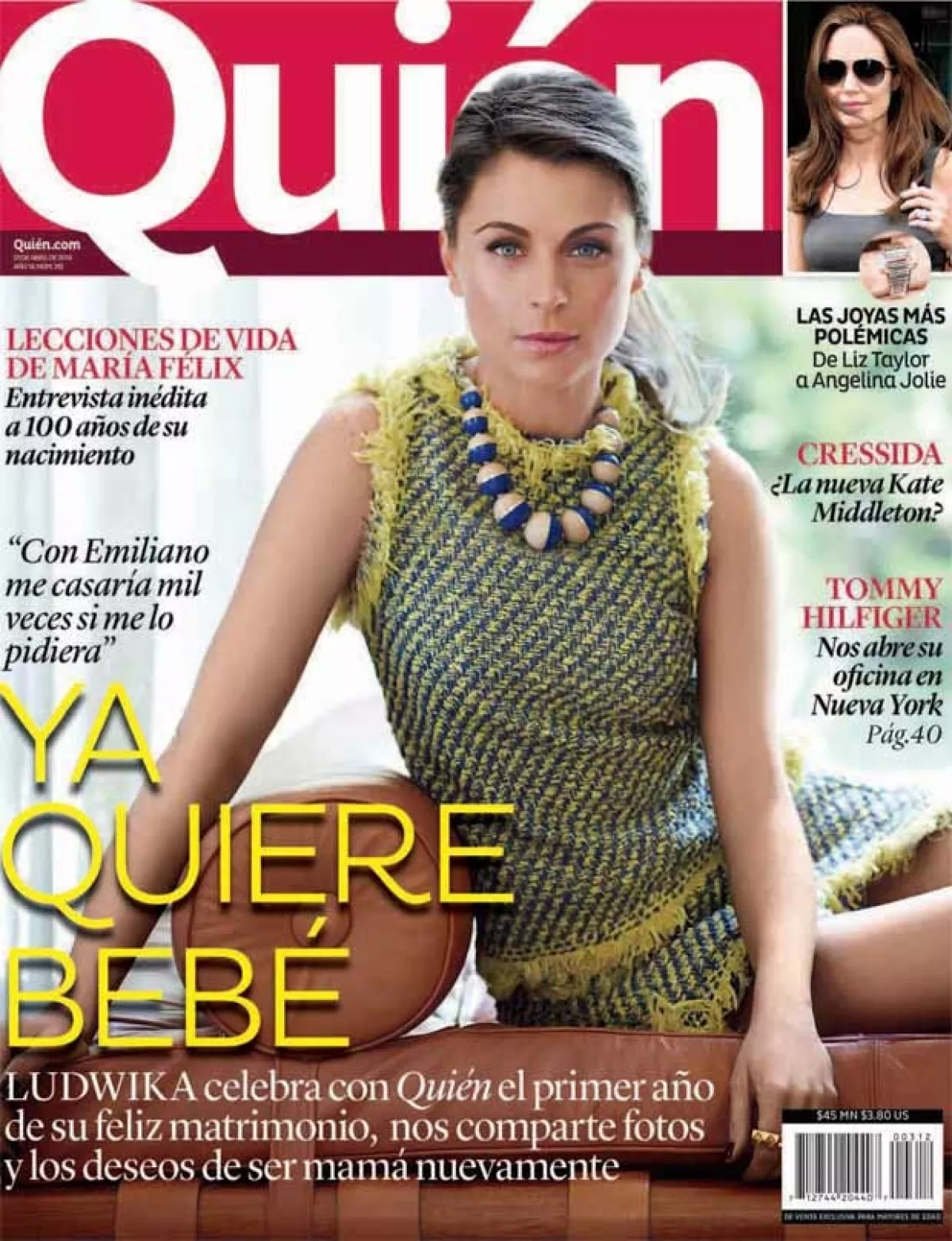 Ludwika Paleta celebra con Quién su primer año de casada con Emiliano Salinas.