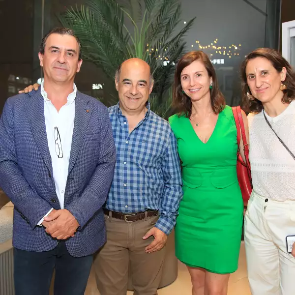 José Morant, Armando Villegas,  Eva Cobos y Cristina Gil 