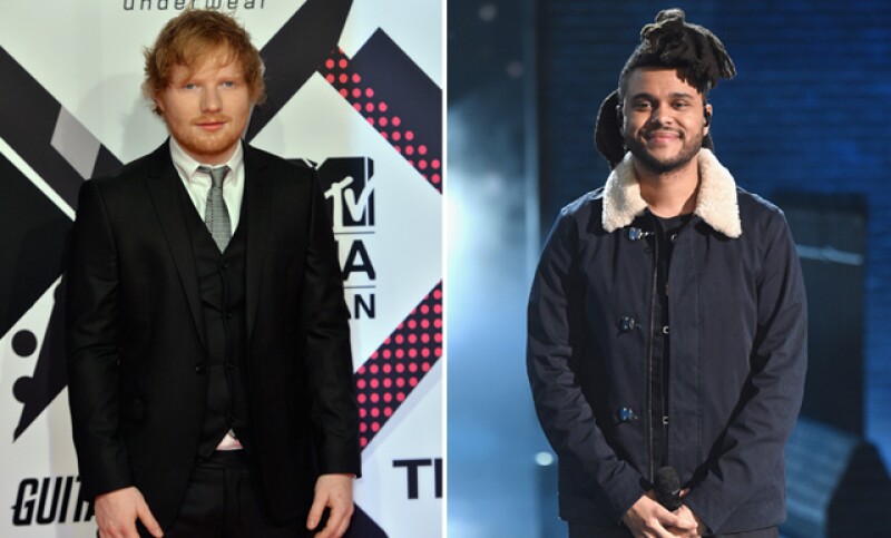 Ed Sheeran y The Weeknd son otros fuertes contendientes en la premiación.