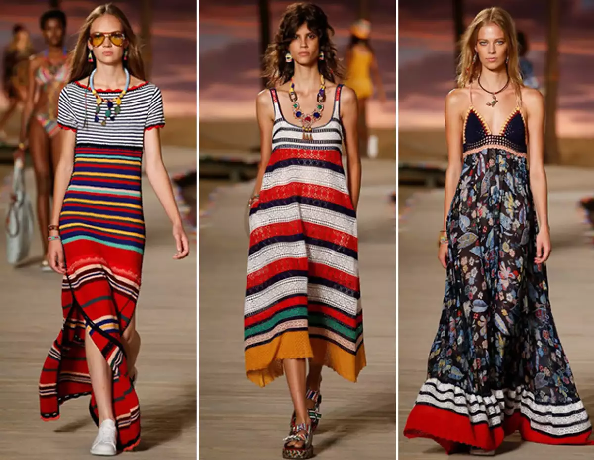 Para tu próxima vacación, no te pueden faltar vestidos maxi y midi.