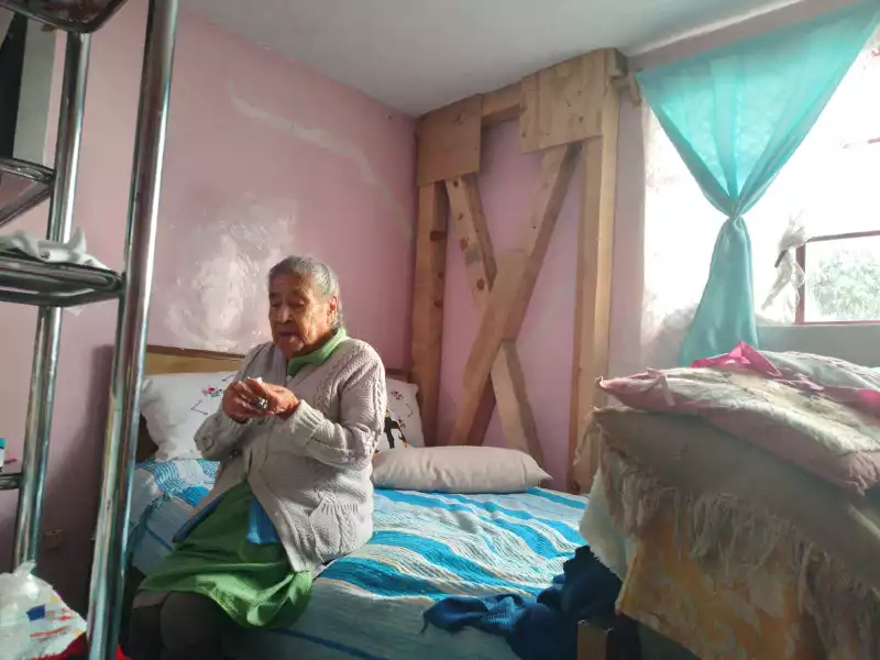 Los olvidados de la Línea 12 del Metro de la CDMX: fotografía de una de las afectadas, María Mondragón Hermenegildo. 