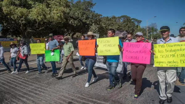 Protestas de maestros