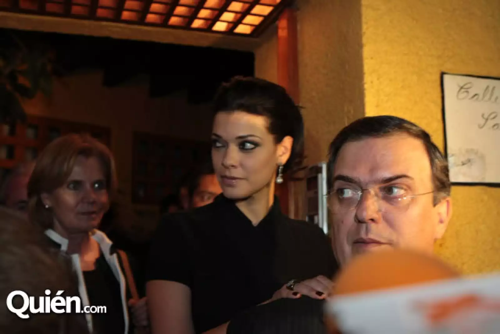Marcelo Ebrard y su esposa, Rosalinda Bueso.