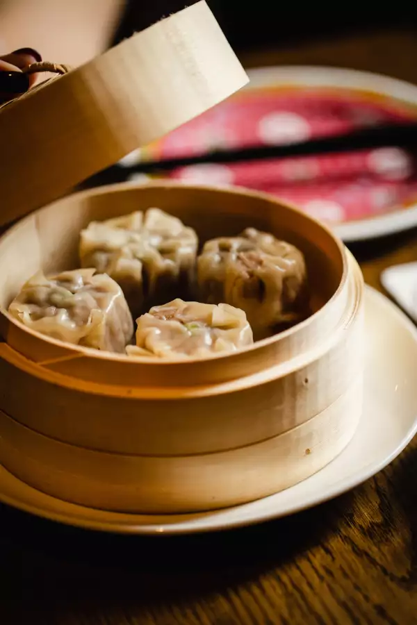 Shumai. Steamed dumplings 