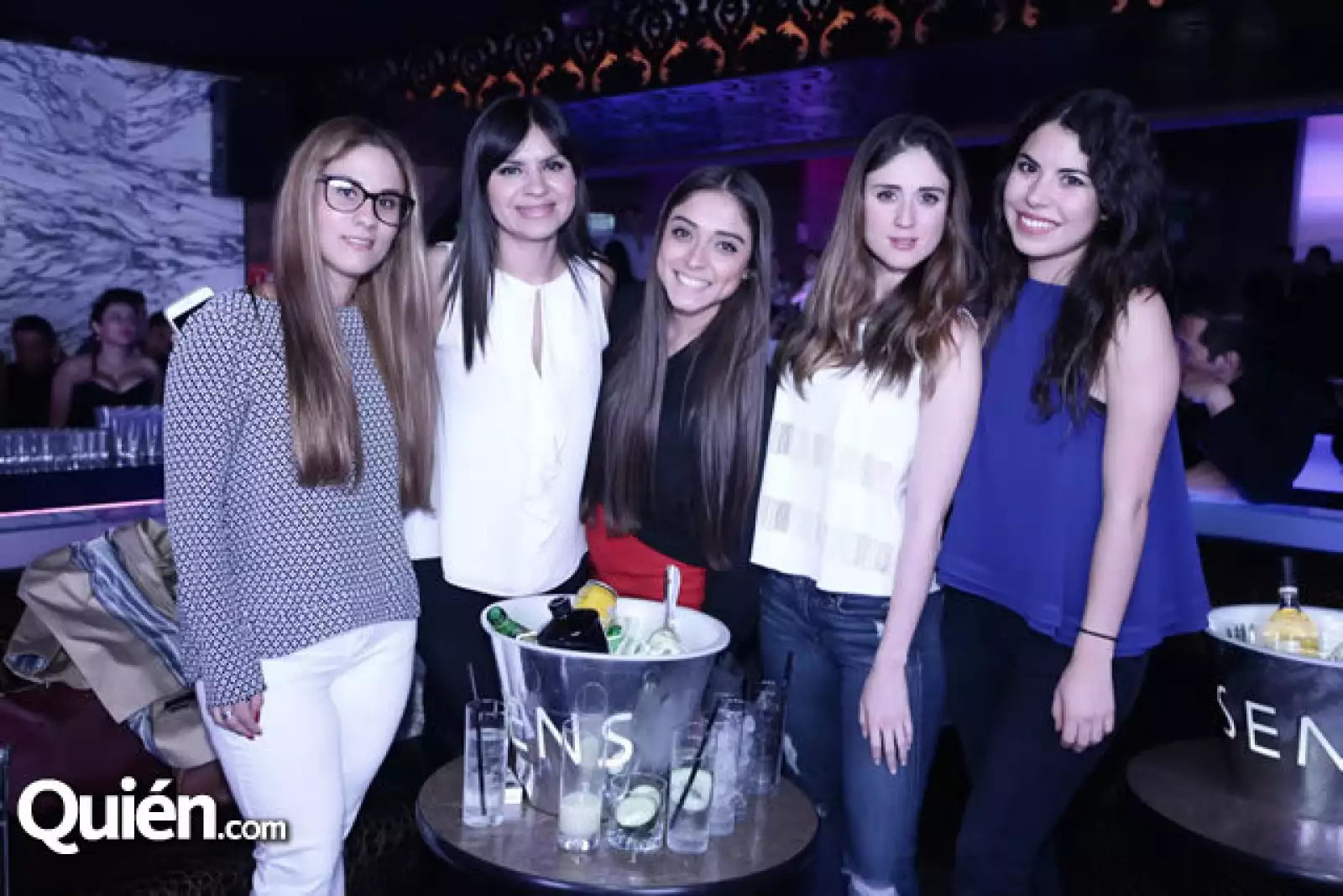 Mónica Mejía, Marifer Ramírez, Cecilia Paz, Mónica Madero y Adriana Jurado