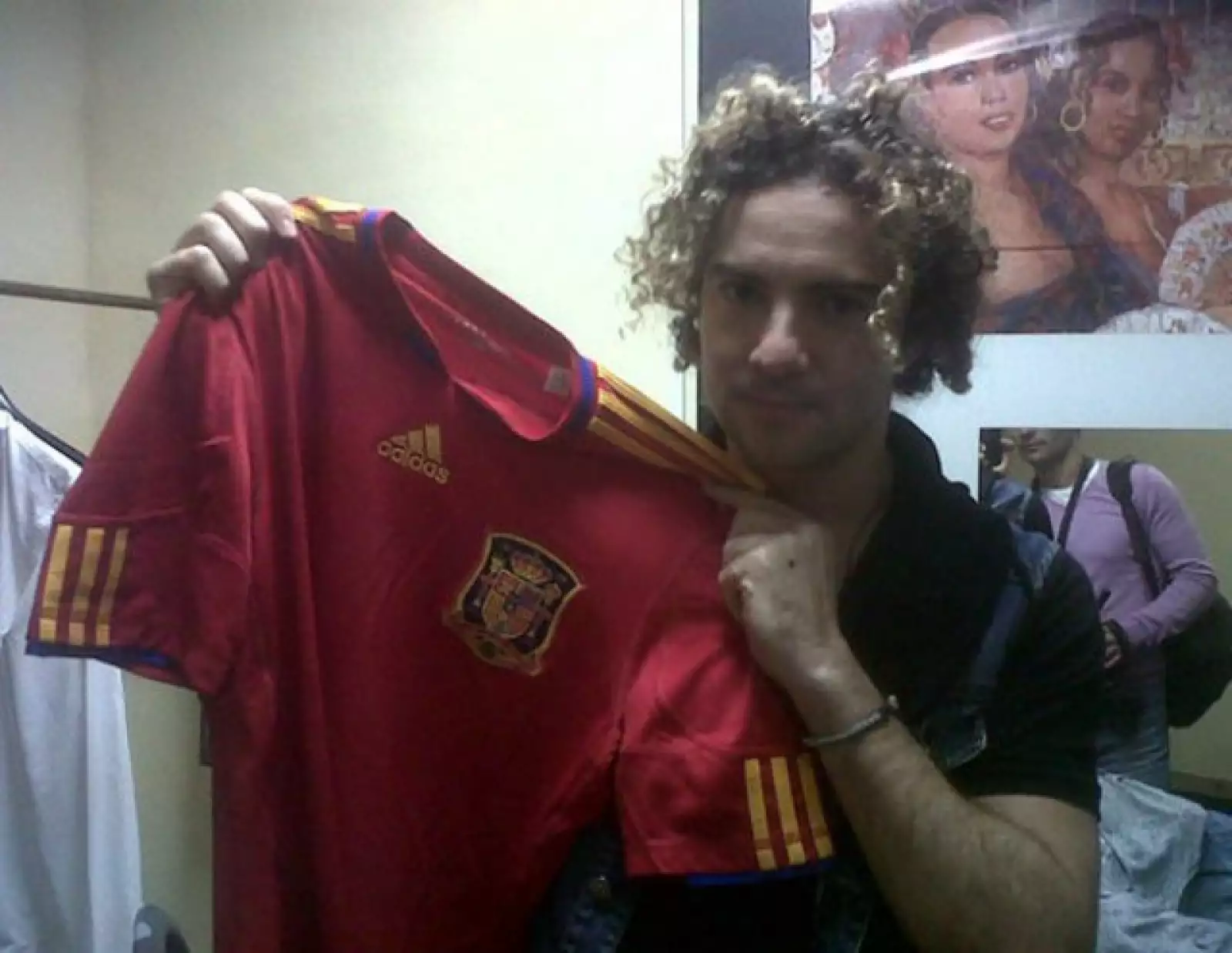 David Bisbal comentó sobre esta imagen: “Paraguay ha sido un equipo ejemplar felicidades por su calidad”.