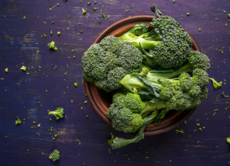 brocoli residuos vegetales