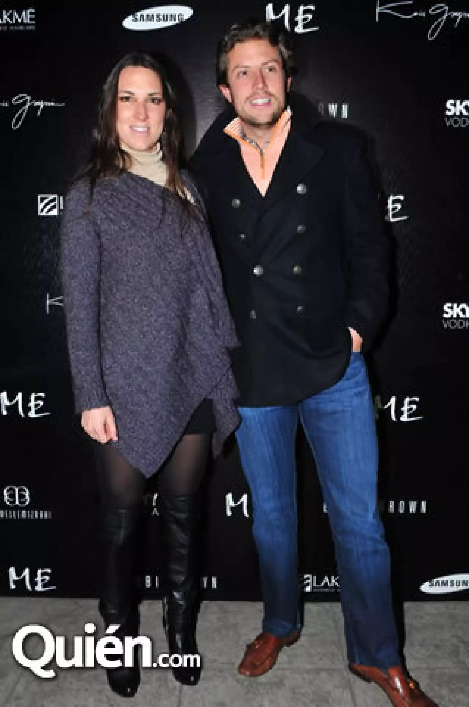 Mariana Ordaz y Stefano Quadrini