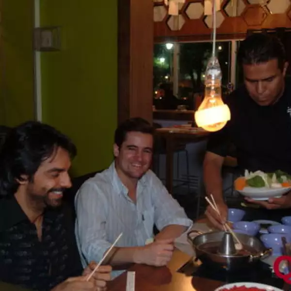 Carlos Mier y teran, Eugenio Derbez, Andres Nier y Teran