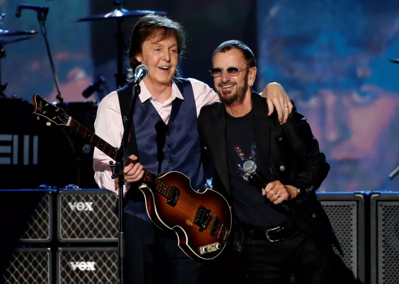 Paul McCartney y Ringo Star