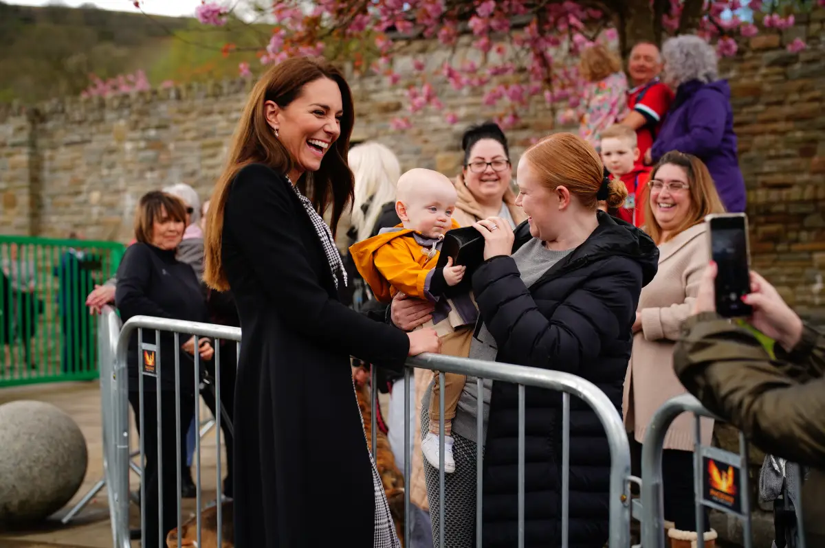 Kate Middleton de visita en Gales