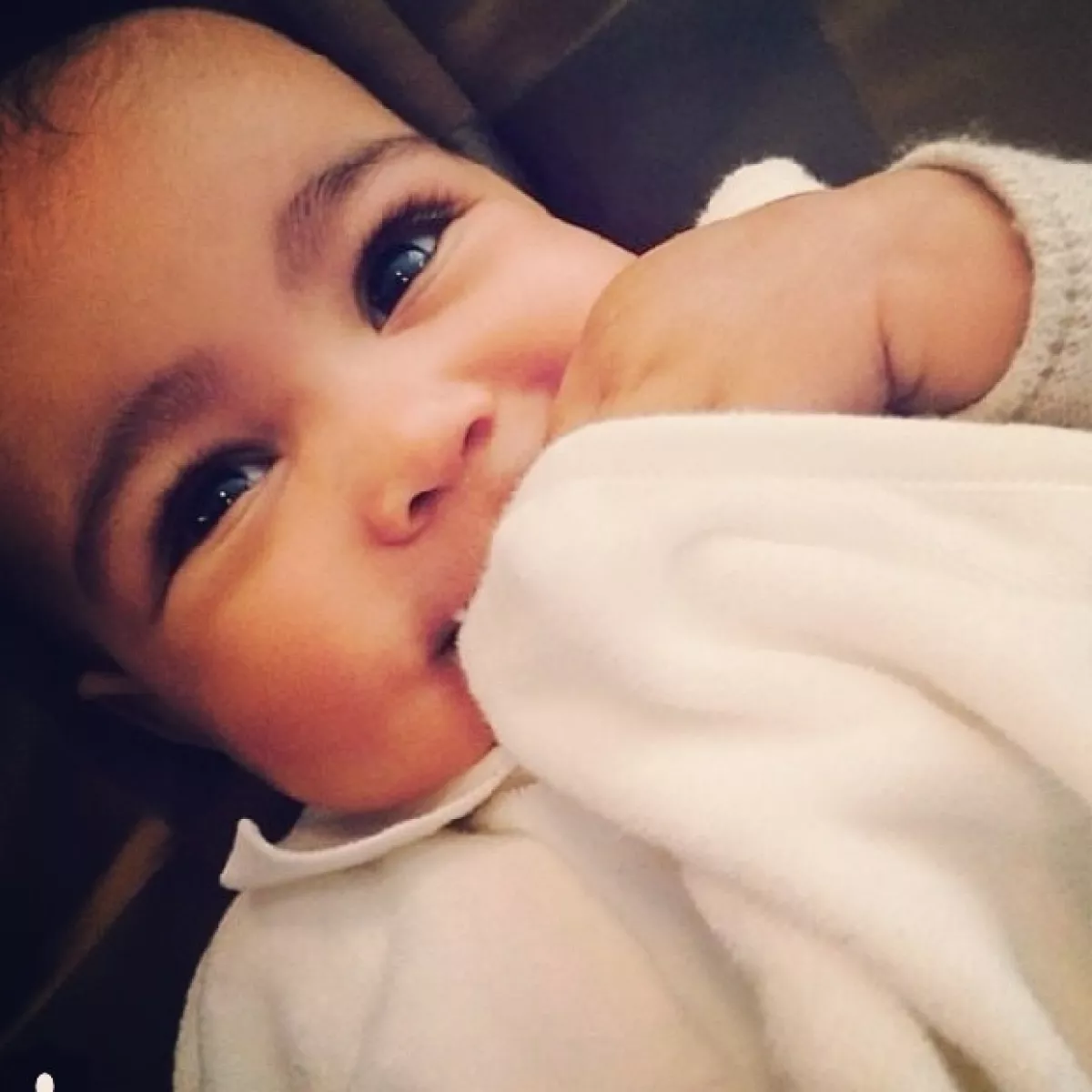 North West es la más pequeña nieta de Kris Jenner.