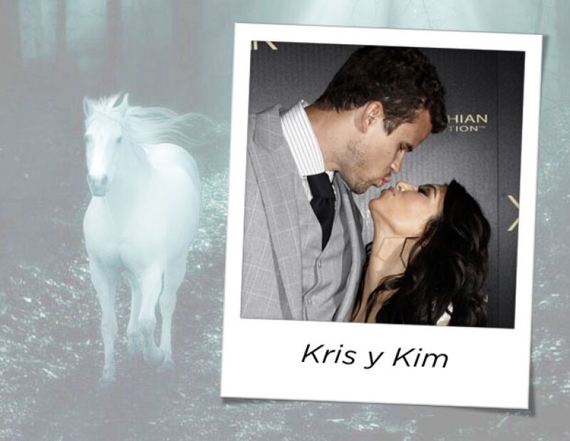 Kim y Kris terminaron su relación luego de 72 días de matrimonio, pero durante la propuesta de matrimonio hubo caballos blancos.