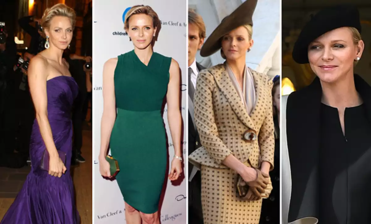 Charlène no se queda atrás, pues desde siempre ha dado cátedra de elegancia y porte.