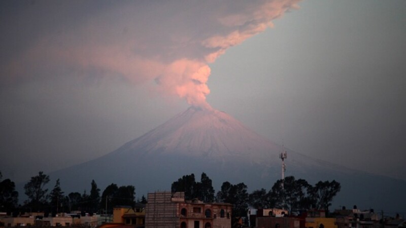 fumarola del volcan