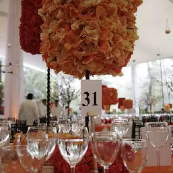 Arreglo floral de la Boda Luis Alfonso Cervantes