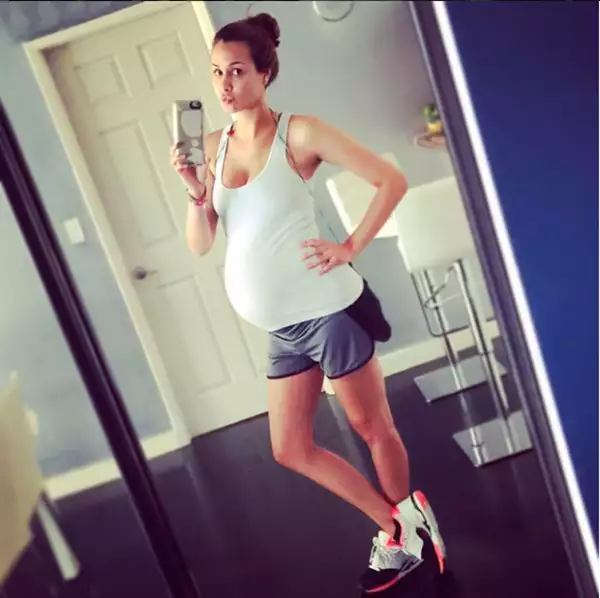 Odalys ha hecho ejercicio durante todo el embarazo.