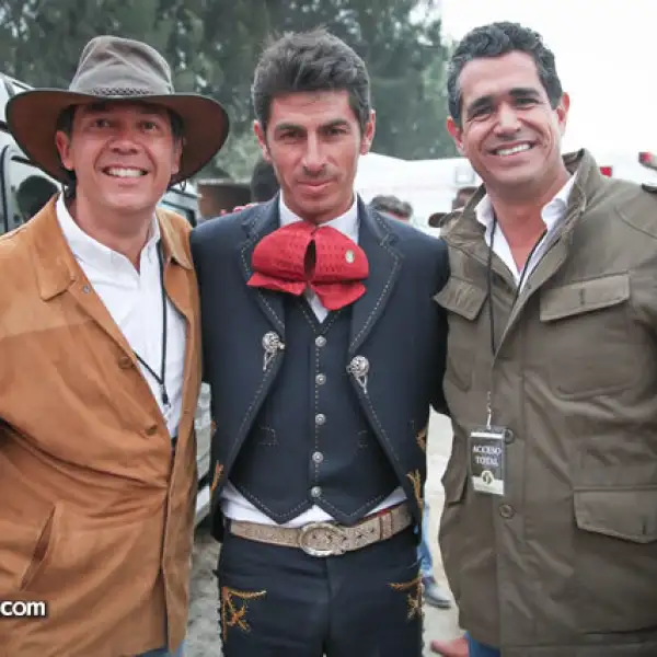 Adolfo Blanca, Luis Pimentel y Joaquín Haces