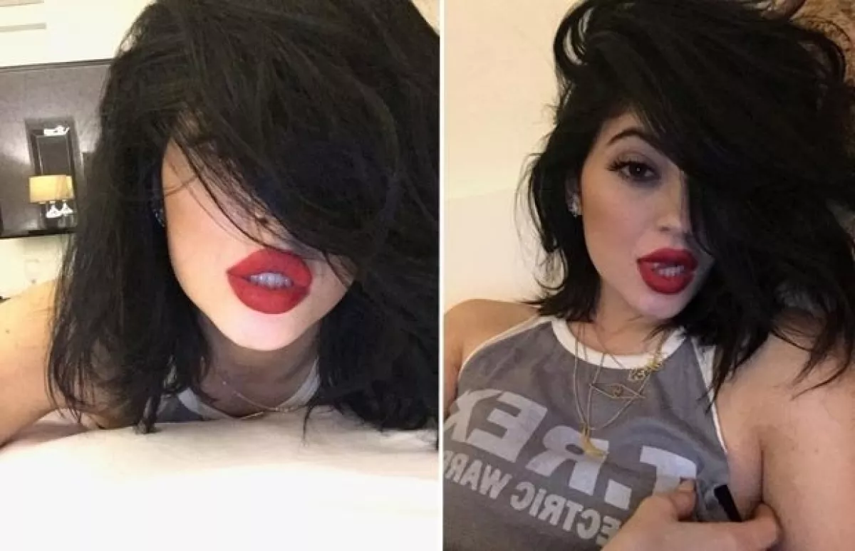 Si se trata de volumen en sus labios, Kylie es la número uno.