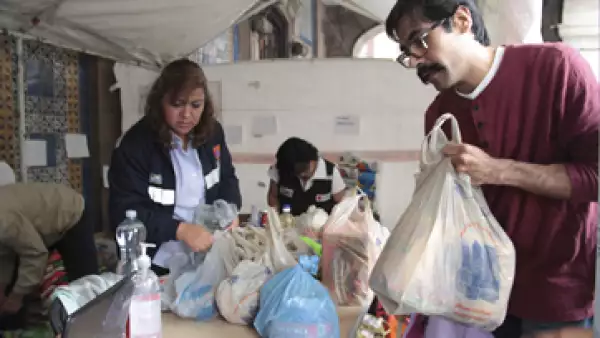 La Cruz Roja ha reunido 80,500 kilogramos de ayuda de la población para zonas afectadas por las tormentas. (Foto: Cuartoscuro)