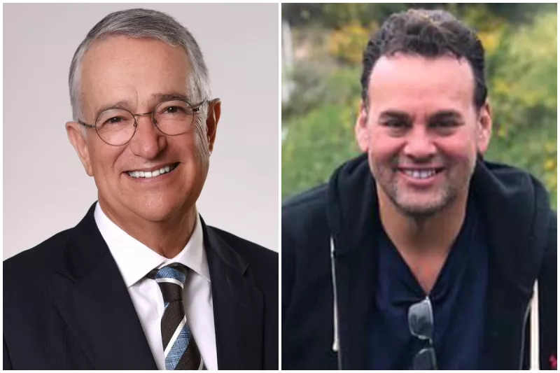 Ricardo Salinas Pliego y David Faitelson
