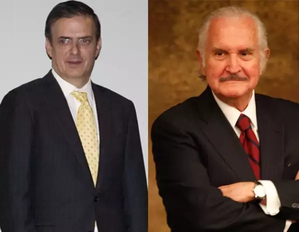 El escritor Carlos Fuentes expresó su simpatía por las aspiraciones presidenciales de Marcelo Ebrard.