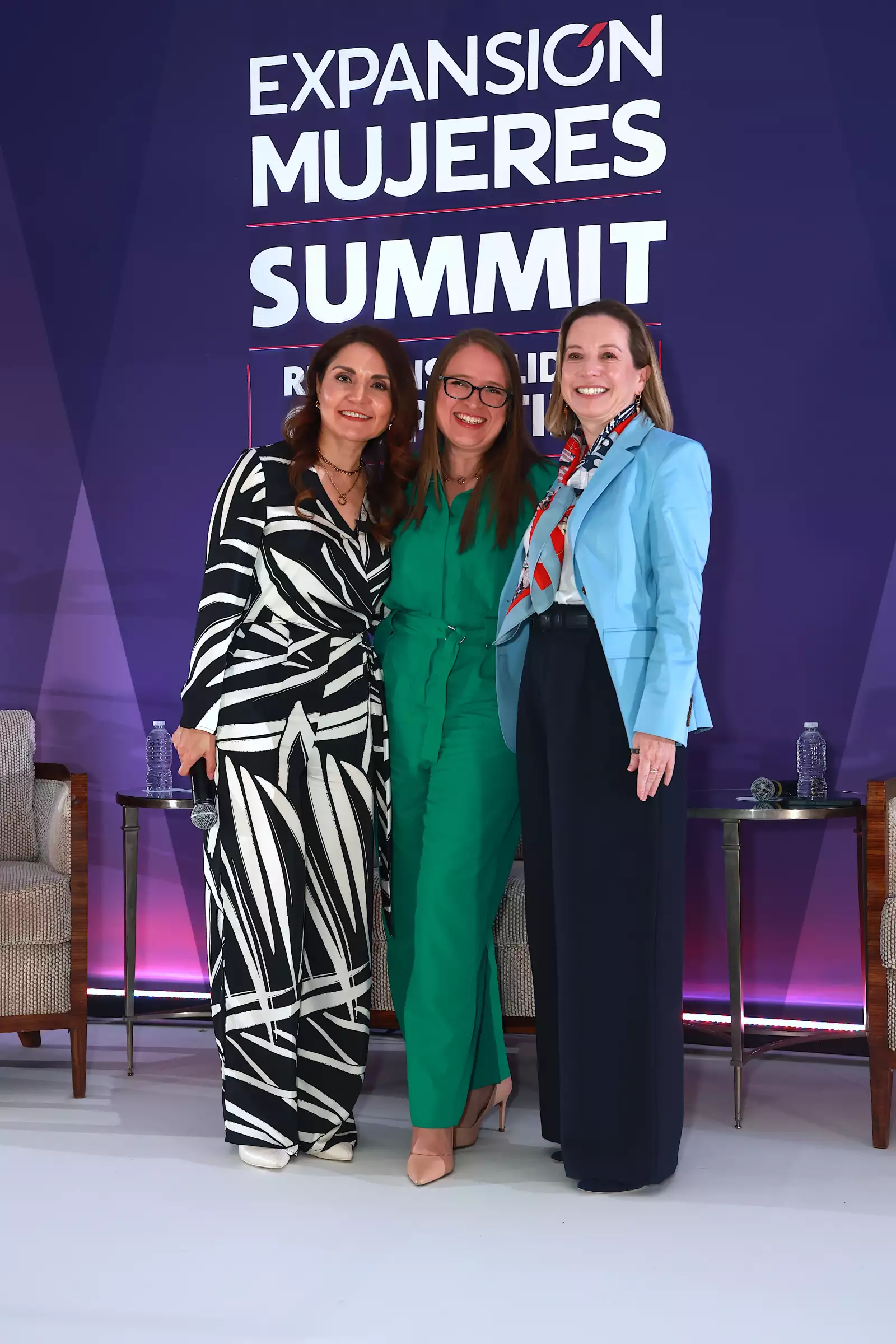 Isela Hernández, Ivette Castillo y Luisa García 