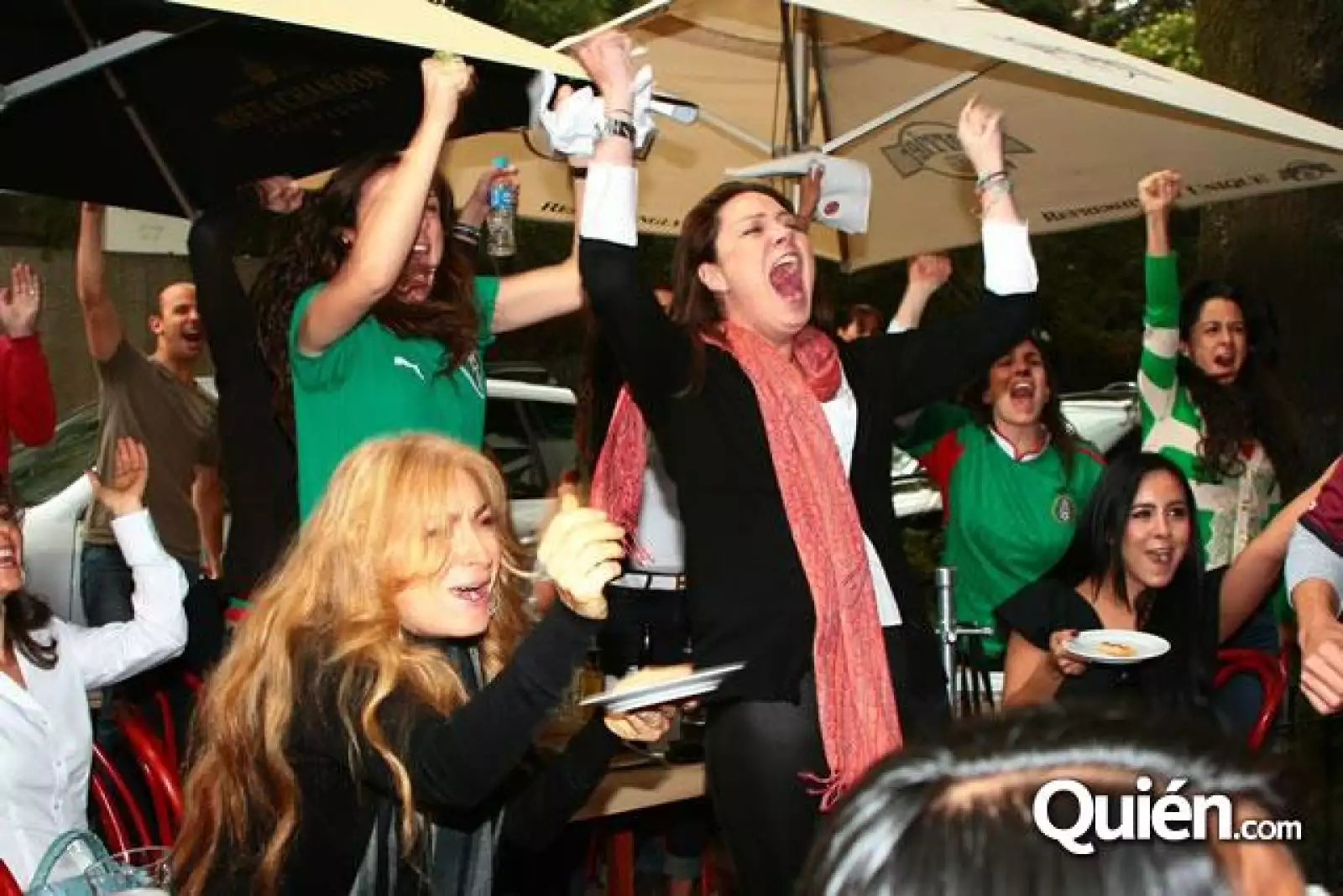 Ambiente Partido México Francia Polanco