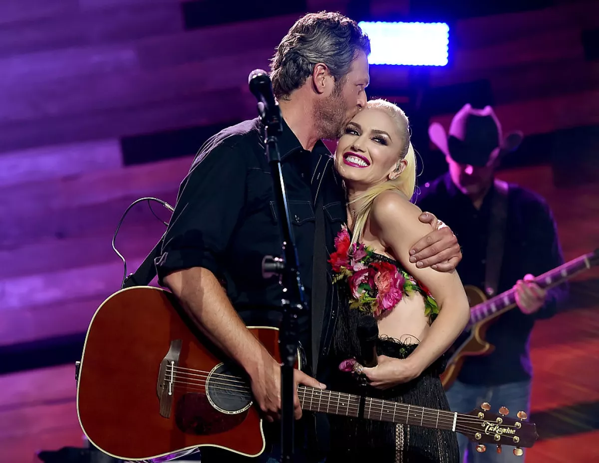 Blake Shelton y Gwen Stefani 