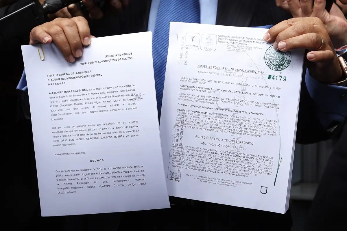 Denuncia contra Barbosa
