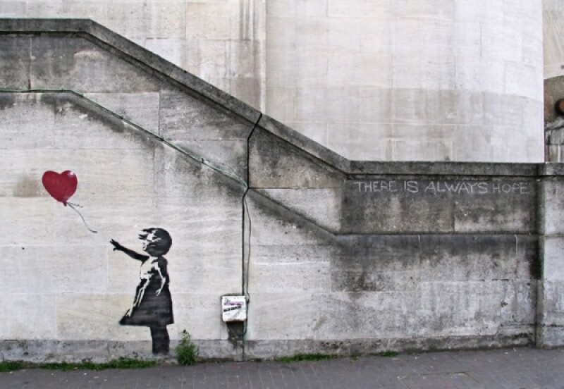 Un Grafiti De Banksy Es La Obra Favorita De Los Britanicos