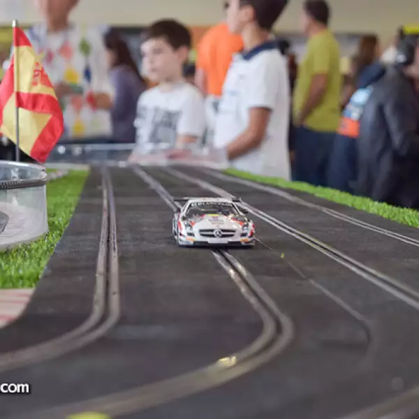 La maqueta de lapista de carreras