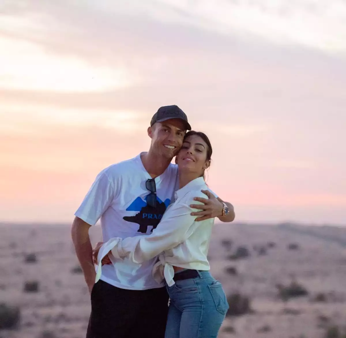 Gerogina Rodríguez y Cristiano Ronaldo
