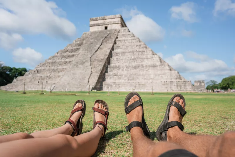 Personal perspective on Chichen Itza pyramid