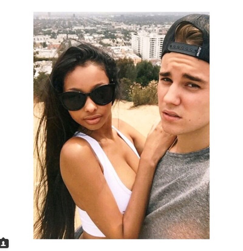 La modelo compartió en su Instagram una foto acompañada por Justin.