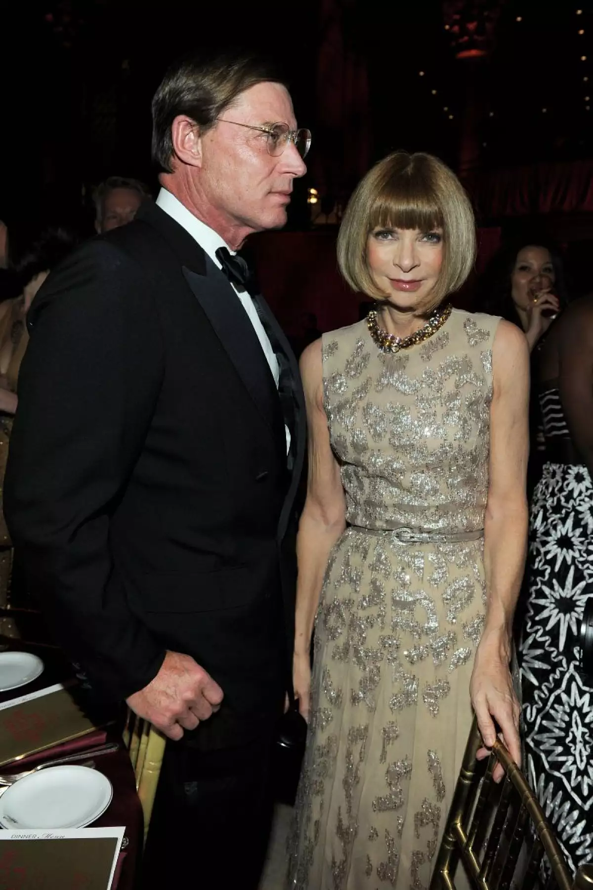 Anna Wintour y su ex pareja Shelby Bryan