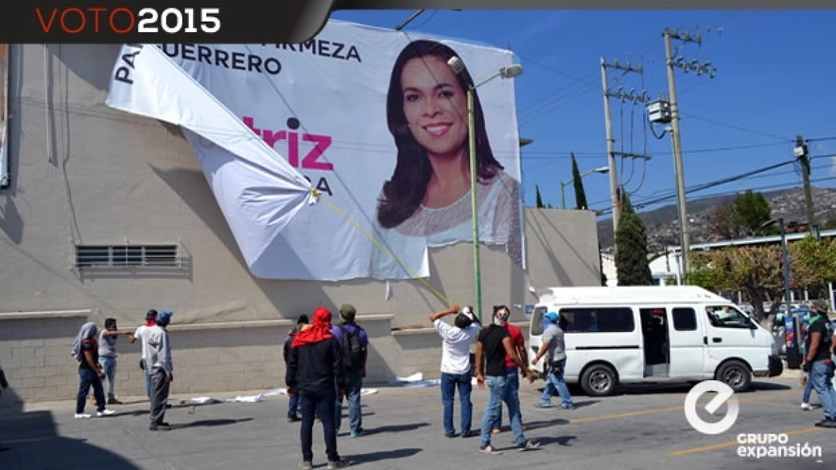 manifestantes ceteg guerrero elecciones