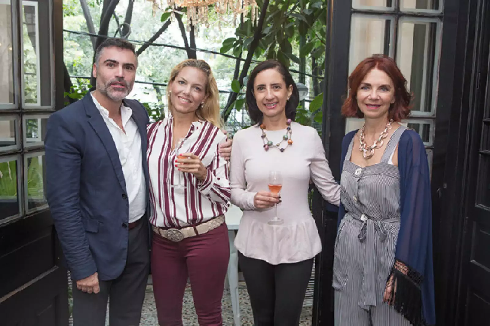 Nino Bauti, Alejandra de Cima, Bertha Aguilar y Lisette Trepaud