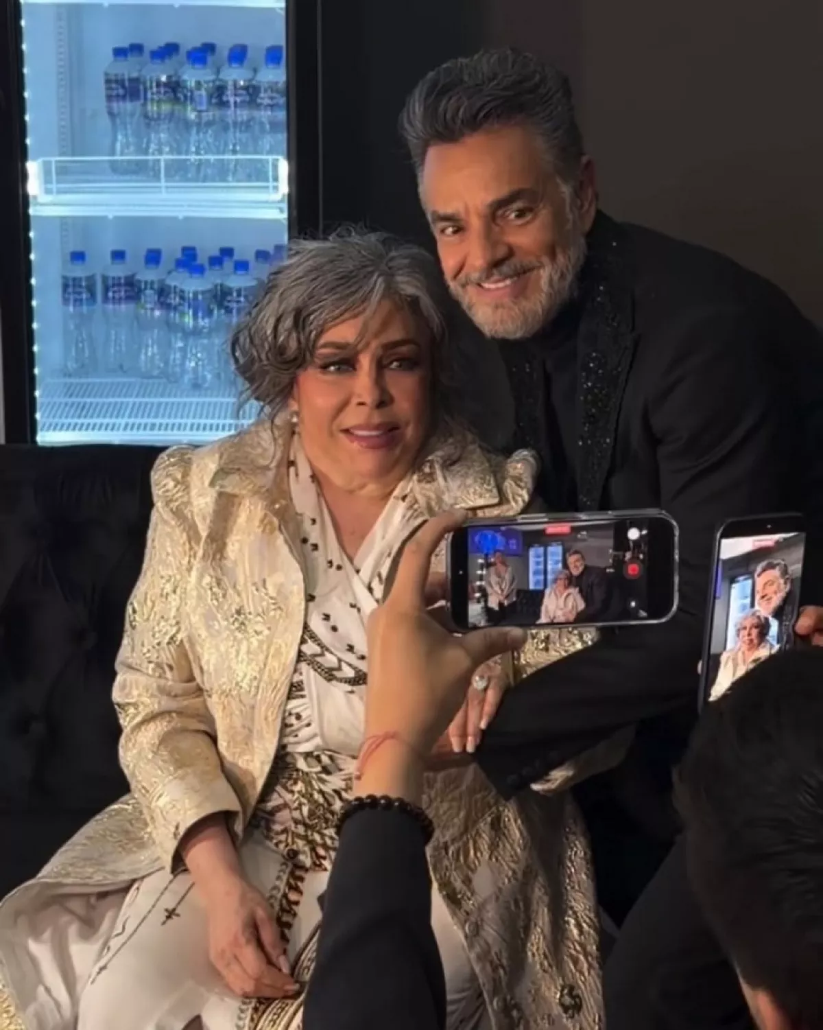 Verónica Castro y Eugenio Derbez