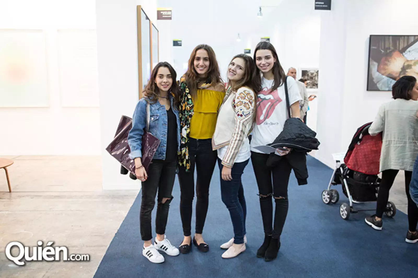 Johanna Serna, Déborah Mestre, Alejandra Buganza y Alexa Hernández