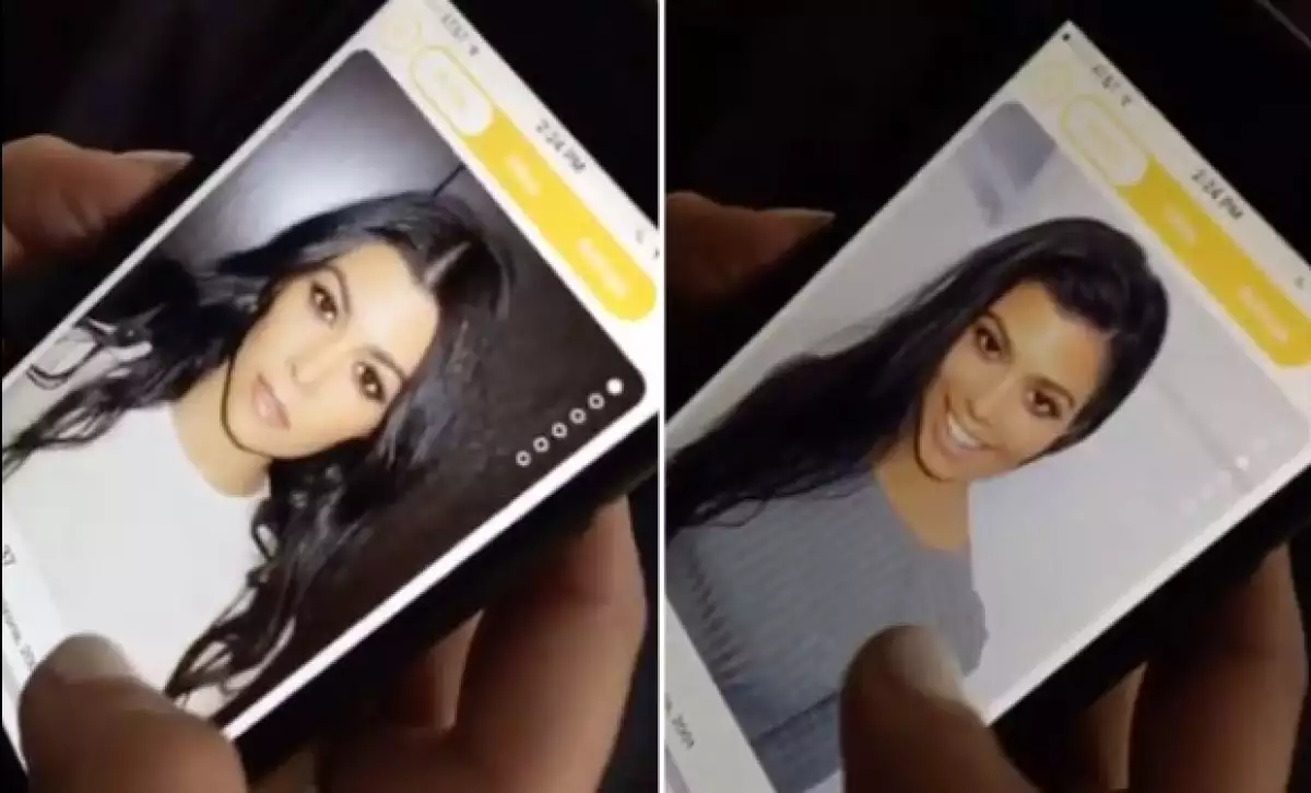 Así se ve el perfil de Kourtney en Bumble.