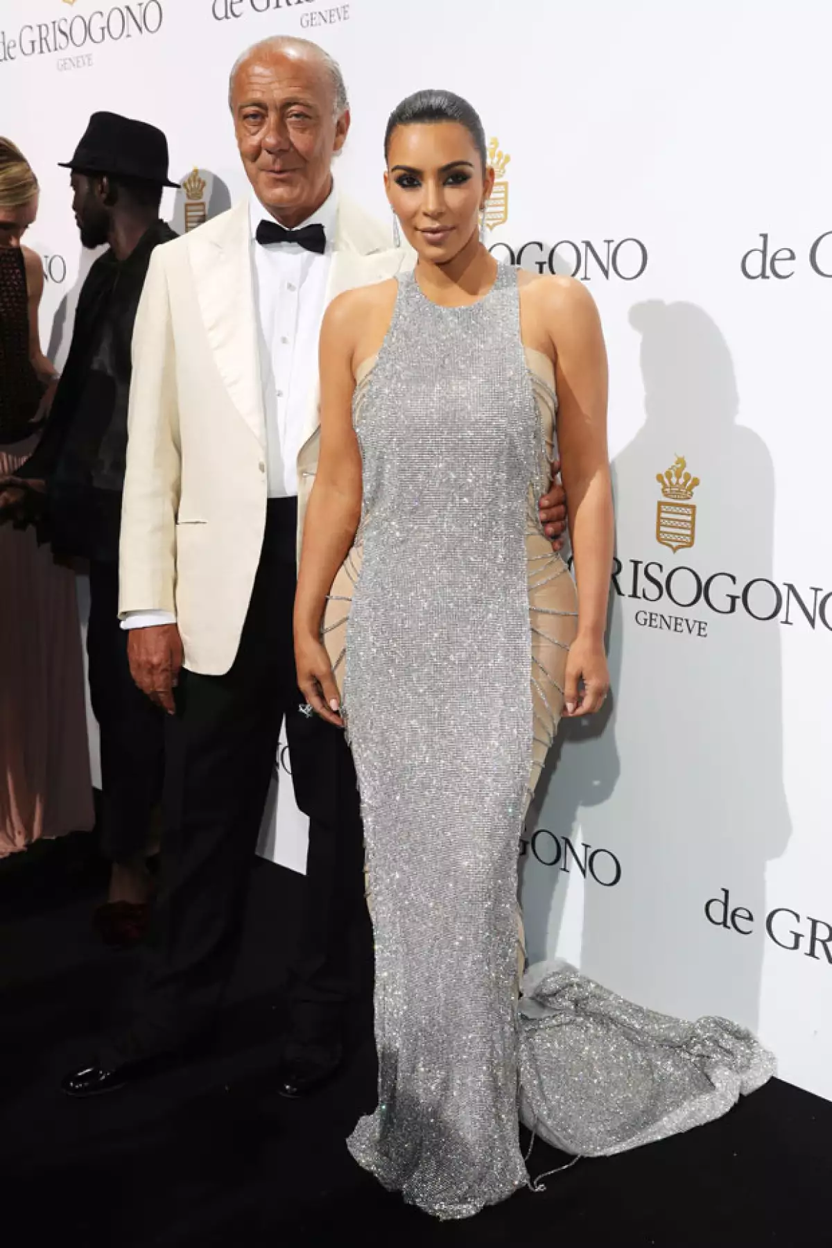 La empresaria estuvo acompañada de Fawaz Gruosi, director creativo de la marca De Grisogono.