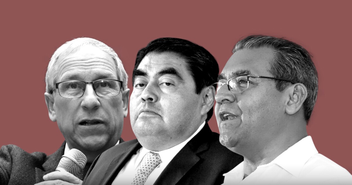 Estos son los tres candidatos para las elecciones de Puebla