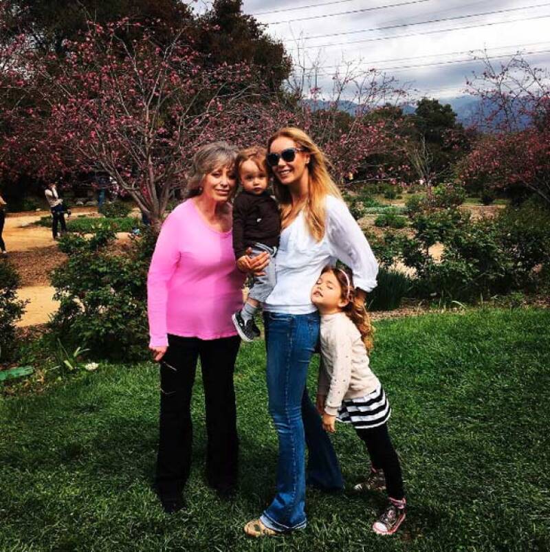 Heidi también celebró por adelantado.