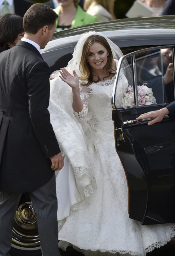 La boda de la ex Spice Girl se convirtió en todo un acontecimiento para sus fans.