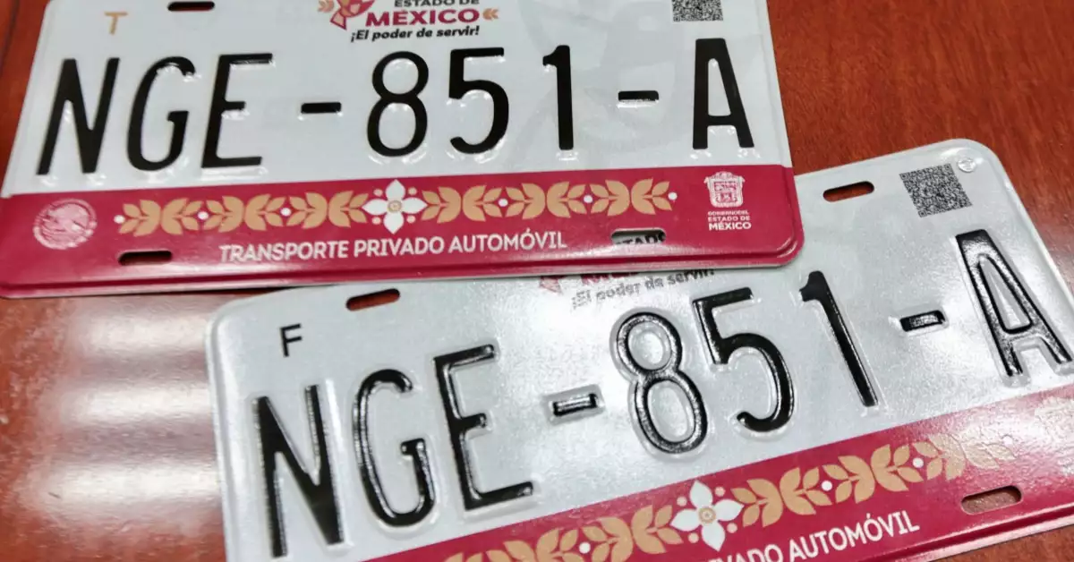 ¿Te toca reemplacamiento en el Edomex 2025? Estas son las multas por no hacerlo
