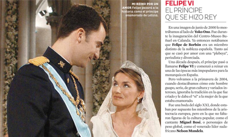 Felipe, de príncipe a rey.