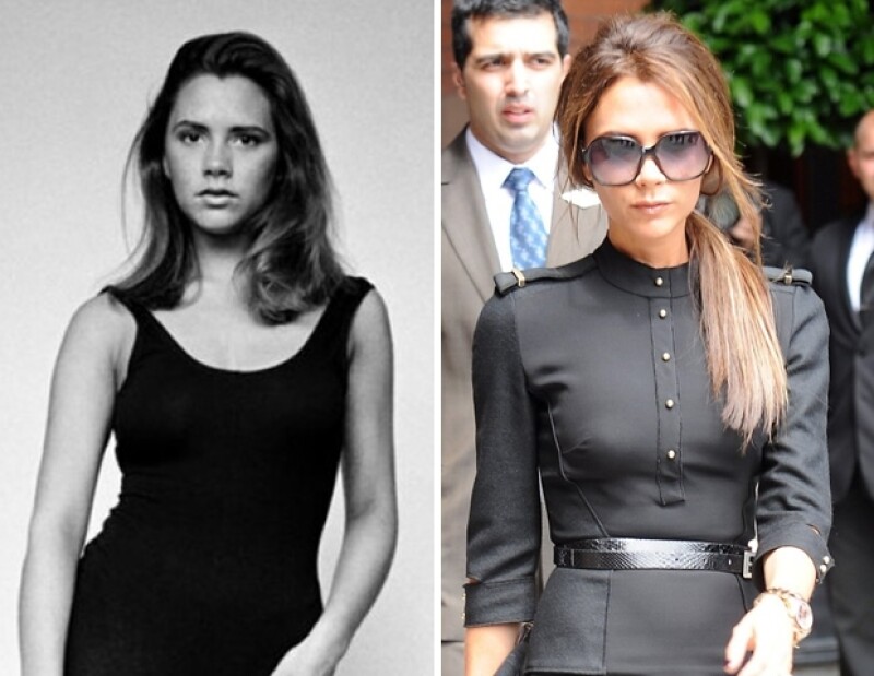 Victoria Beckham no ha cambiado casi nada desde los 17 años.